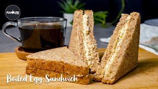 Egg Sandwich | Boiled Egg Sandwich | How to Make Egg Sandwich with Bread in Pan