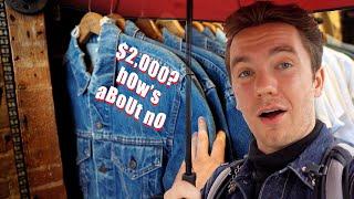 Finding a $2,000 Levi’s Jacket! NYC Thrifting Haul.