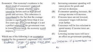 Necessary assumptions | Video lesson | Logical Reasoning | LSAT | Khan Academy