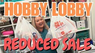 Hobby Lobby Craft Haul - HUGE Markdowns on Paper Crafts!