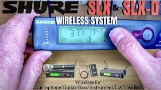 Shure SLX & SLX-D Wireless System - Demo/Overview/Setup/Guide