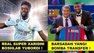 REAL SUPER TRANSFERNI BOSHLADI, BARSADAN AJOYIB TRANSFER, YAMALDAN YANA SUPER REKORD VA BOSHQA