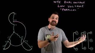 Wye Dual Voltage Motor - Low Voltage Connection