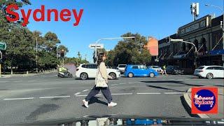 Driving Through Sydney's CRAZIEST Traffic! Moore Park Road to Broadway Shopping  Drive 4K 60 fps HDR