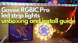 Govee RGBIC PRO led strips - Lightshow, Setup Guide, Review // Brightness matters!