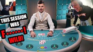 Insane Completely UNHINGED BlackJack Session !