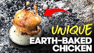 Earth-Baked Tin Chicken with Rice: A Unique Cooking Experience!