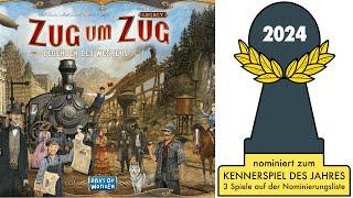 Nominiert zum Kennerspiel des Jahres 2024: „Zug um Zug Legacy: Legenden des Westens“