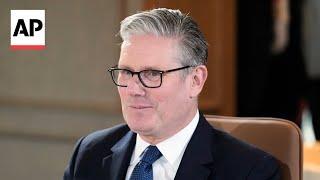 UK's Keir Starmer reacts to US strikes on Iran