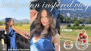 VLOG: high tea parties, attending the races, baking at home, & elegant fashion 🫖 |