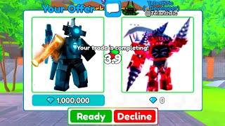 OMG!  TRADING ASTRO TITAN CAMERAMAN FOR INSANE OFFER!!  (Roblox) | Toilet Tower Defense