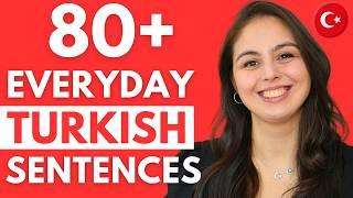 [27 Minutes] Listen to Turkish on Your Commute | 80 Turkish Sentences for Beginners