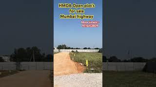 HMDA Open plots for sale in Mumbai highway 9515453809