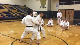 KWF Yahara Karate - Uraken in Heian Sandan - April 2016