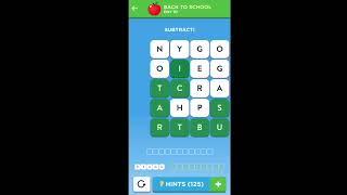 WordBrain 2 Back to School Event Day 10 August 30 2021 Answers