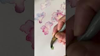 Expressive watercolor freehand brushwork | Eastern Aesthetics
