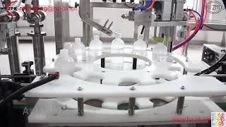 HZPK automatic paste bottle filling capping labeling machine line