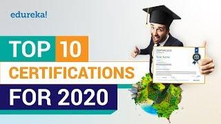 2020年のトップ10認定資格 | 高収入IT認定資格 | 最高のIT認定資格 | Edureka