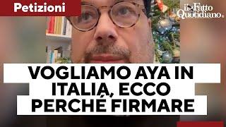 L'appello di Tomaso Montanari: “Facciamo uscire Aya Ashour da Gaza, la vogliamo in Italia”