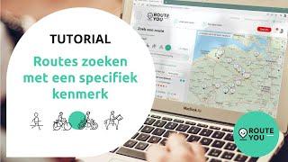 Een route met een specifiek kenmerken zoeken