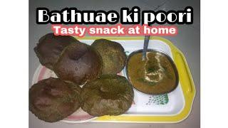 Healthy snacks recipe| Bathua ki chatpati Pori| easy and tasty snacks recipe|