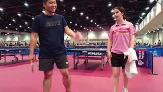 US Nationals 2018 Peter Wu vs Estee Ackerman