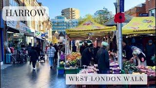 Stroll Along Harrow High Street: West London exploration on Cold, Sunny Day! ️️