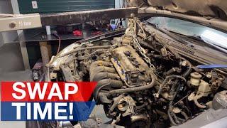 How to remove the ENGINE from a Toyota Corolla.