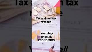 Tax and Non tax revenue #ugcneteconomics #unistudy