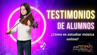 Testimonios de Alumnos de Clases de Música Online - TEDMA Academy