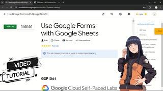 Use Google Forms with Google Sheets | #qwiklabs | #GSP1064