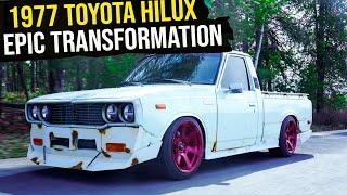 Transforming a '77 Toyota Hilux From Start To Finish!!