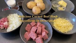 Delicious! Mash Potato & Corned Beef! (Corned Beef Hash) ASMR #EASY RECIPE