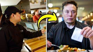 Waitress Is Only Person Nice To Elon Musk. The Next Day She Arrives To Work In A Cybertruck And...