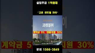 실입주금 1억원대 고촌자이아파트