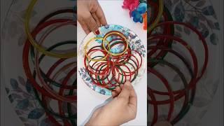 Old Bangles amazing craft ideas #shorts