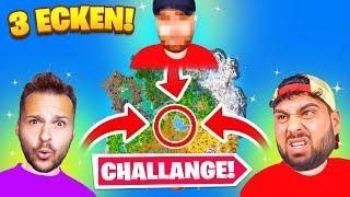 Die 3 ECKEN Boss CHALLENGE in FORTNITE! (EXRTEM) 