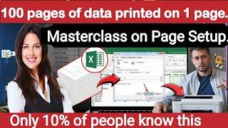 Master MS Excel Print Page Setup | MS Excel Print Page Setup & Print Data Tips | Print Tutorial