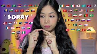 ASMR Saying ‘Sorry’ in 61 Different Languages  Find Your Language!