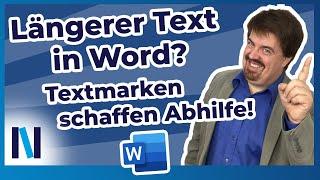 Word: So setzt Du Textmarken und kannst bequem zu ausgewählten Textstellen springen!