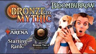  Bronze To Mythic: Episode 1 - Starting Rank: Bronze 4 - MTG Arena:  Bloomburrow Draft 