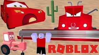 Roblox Disney Cars Watch out for Frank and Race to the Finish line!