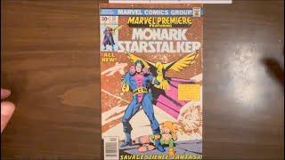 Marvel Premiere #32 featuring Monark Starstalker, Howard Chaykin’s hard-boiled sf one-shot from 1976