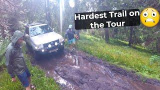 Land Cruiser Patrol Jeep Rubicon Rain Mud Offroad | Romania Explorer Tour 2023 EP 5