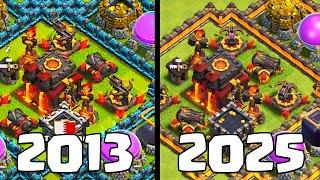 ТХ10 2013 VS ТХ10 2025 ! СТАРЫЕ МИКСЫ И РАССТАНОВКИ ДЛЯ ТХ10 ! CLASH OF CLANS