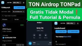 TONPad Airdrop Gratis Tanpa Modal Sama Sekali Bisa Di Ternak