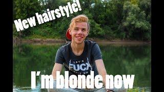 NEW HAIRSTYLE - I DYED MY HAIR BLONDE!