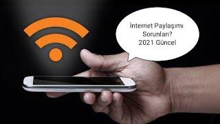 Mobil internet paylaşımı kapanması ( güncel 2021 ) %100 çözüm