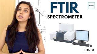 Fourier Transform Infrared Spectrometer (FTIR) Instrumentation | Hindi