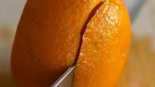 Life Hack: How To Cut An Orange Get Perfect Slices